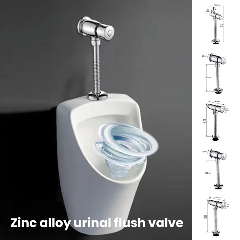 

Manual Toilet Full Copper Body Delay Hand Pressed Self Closing Flushing Valve Urinal Device Diverter Brass Hotel Bathroom Access