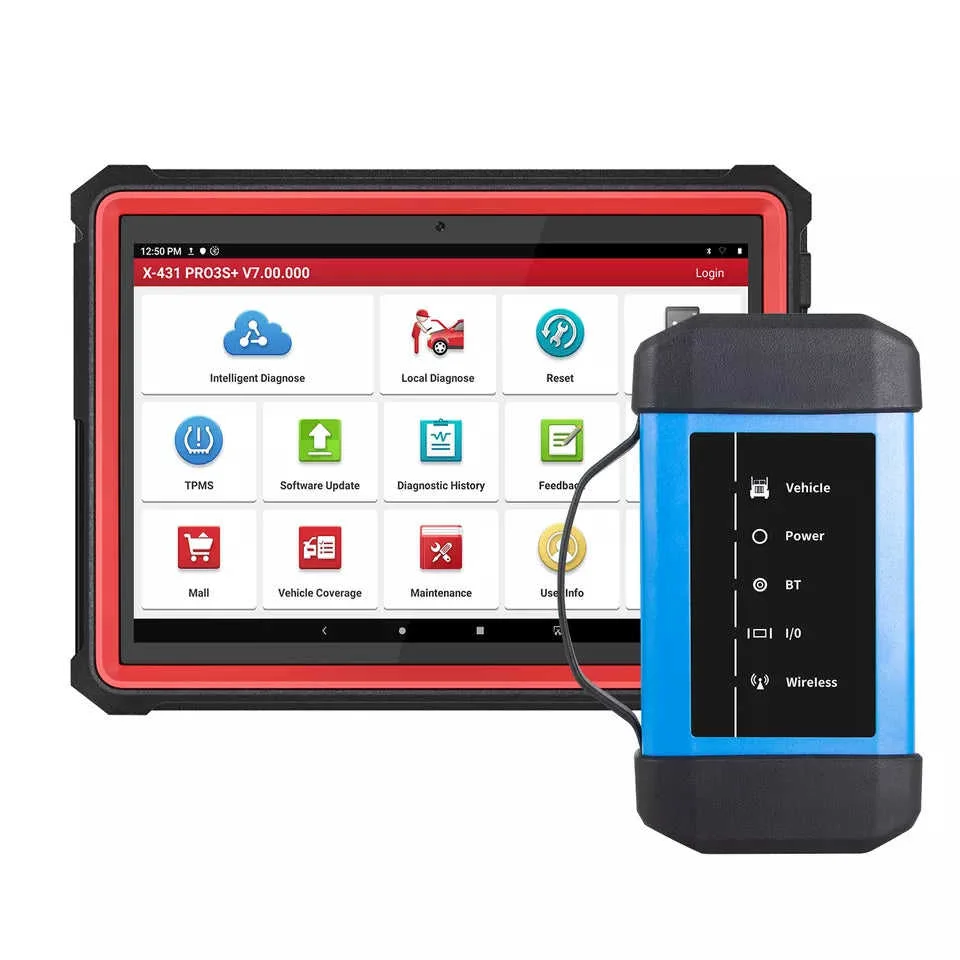 เครื่องมือสแกนวินิจฉัยรถยนต์ X431 Pro3S+HDIII สำหรับรถยนต์ขนาดเล็กและรถบรรทุก สแกนระบบมืออาชีพ รองรับรถยนต์ 12V 24V