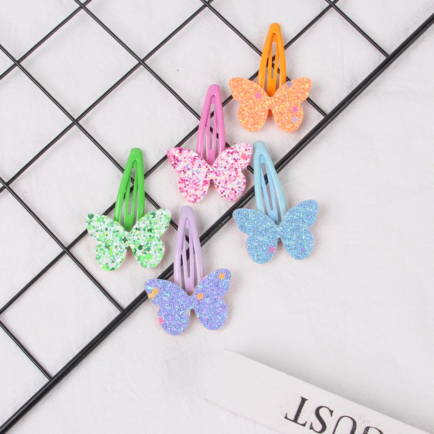 2/10pcs Star Star Hair Clips Cute Children Girls Hairpins Candy Colors Glitter Star Hairclips Kids Barrettes Hair Accessories