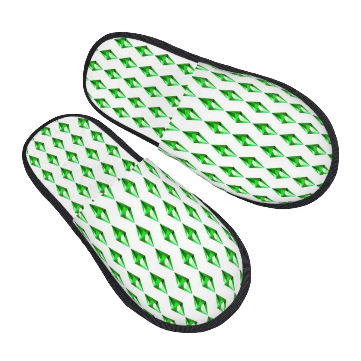 Custom The Sims 4 Plumbob Slippers Memory Foam Warm Soft Women House Slipper Indoor Cozy Shoes