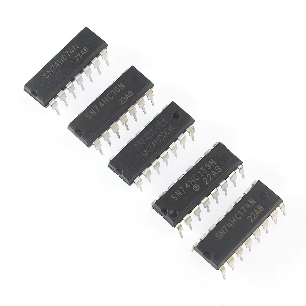 30 Values 74HC Logic ICs Integrated Circuits Electronic Kit,74HC00 74HC02 74HC04 74HC05 74HC08 74HC10 74HC14 74HC21 74HC30