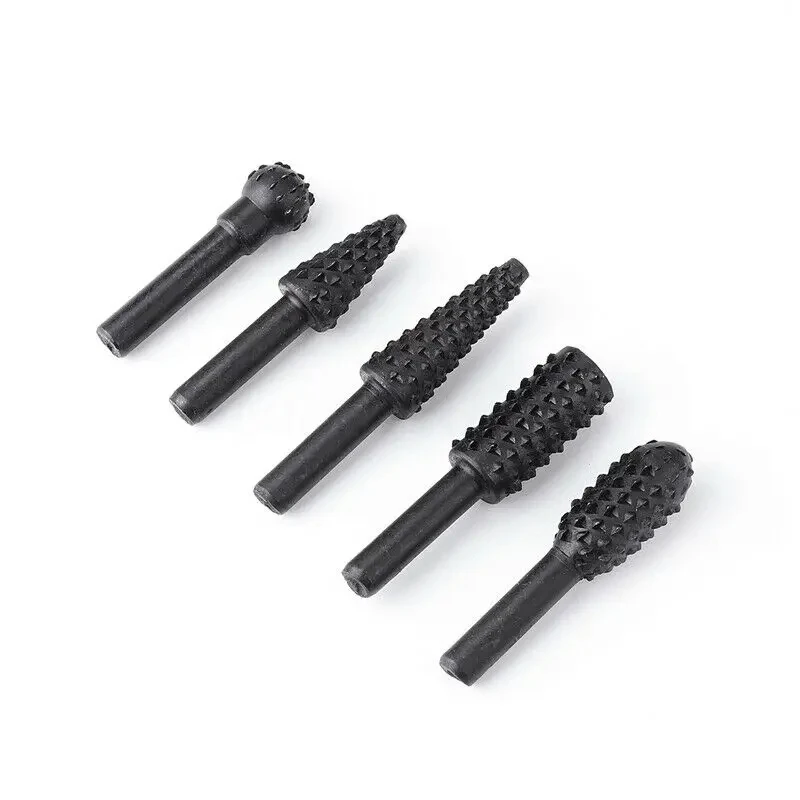 1/4'' 5PCS Drill Bit Set Cutting Tools for Woodworking Knife Wood Carving Tool Carpentry Wood Cutting Tools WorkDrill Bit Set