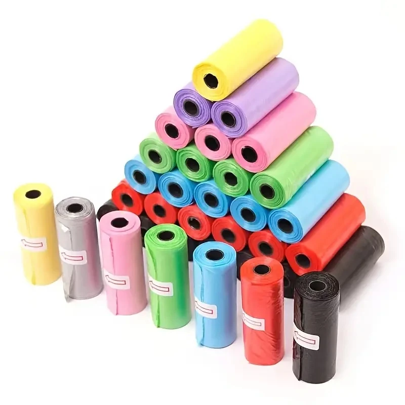 10Roll 150Pc sacchetti per rifiuti degradabili per animali domestici sacchetto per cacca per cani animali domestici cane gatto Clean Up Refill