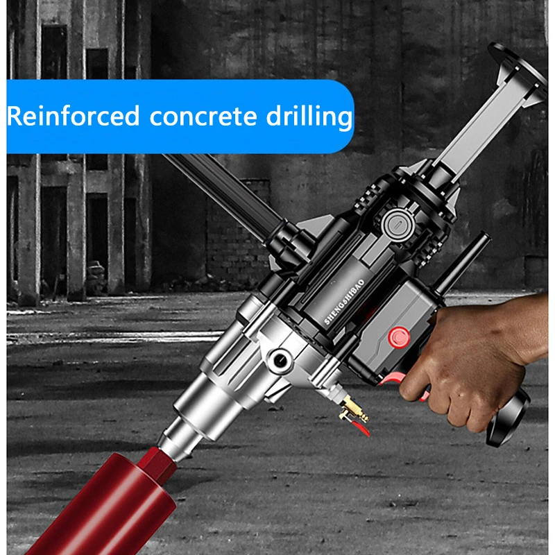 Water Drilling Machine 220V High Power Diamond Core Drill Wet Handheld Adjustable Speed Concrete Core Drill