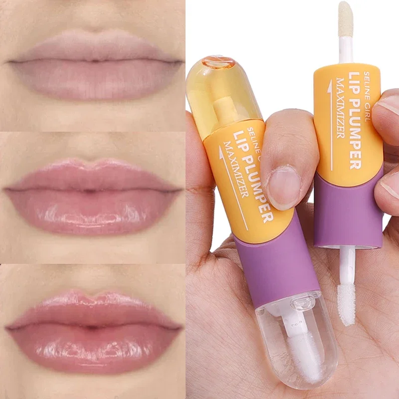 

Moisturizing Sexy Lip Plumper Oil Repairing Reduce Fine Lines Care Lips Plumping Day Night Brighten Lip Gloss Beauty Cosmetics