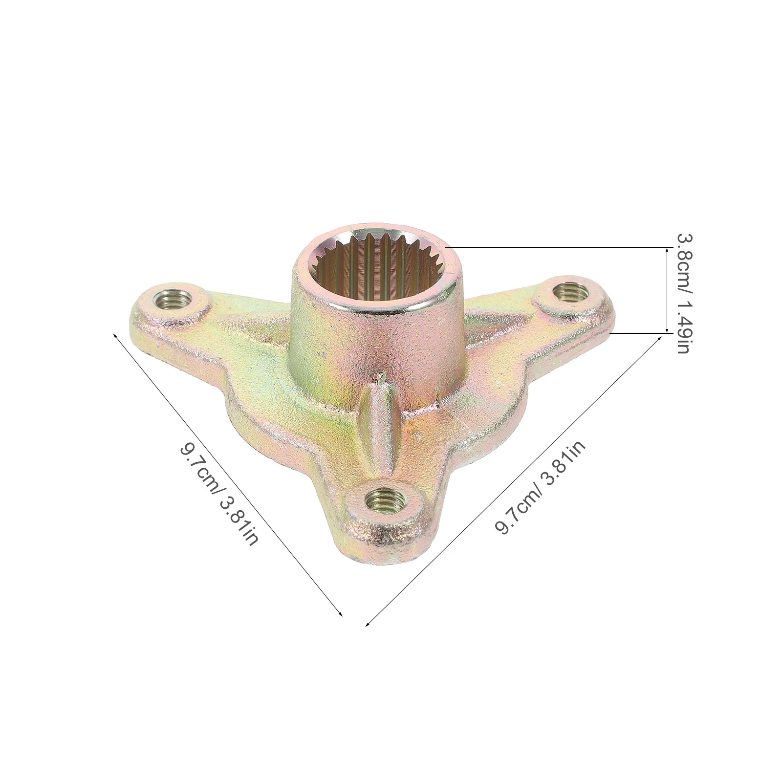 Go Hub Assembly Eixo do cubo dianteiro resistente Instalação segura e estável Conjunto de cubos da roda dianteira do atv da motocicleta