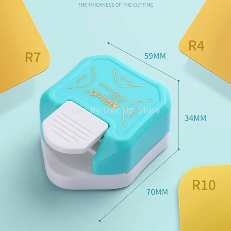 Poinçon d'angle 3 en 1, coupe-coin à 3 voies pour l'artisanat du papier stratifié, bricolage