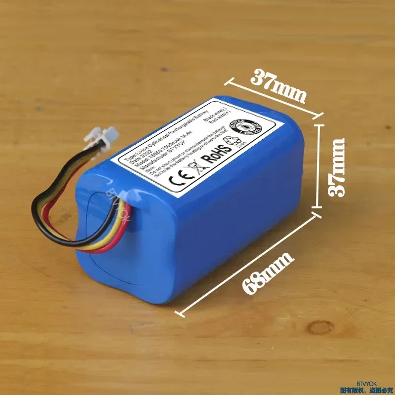 Original 14.4v 7000mAh Battery for LIECTROUX C30B Robot Vacuum Cleaner, Free Air Shipping from 1Pcs