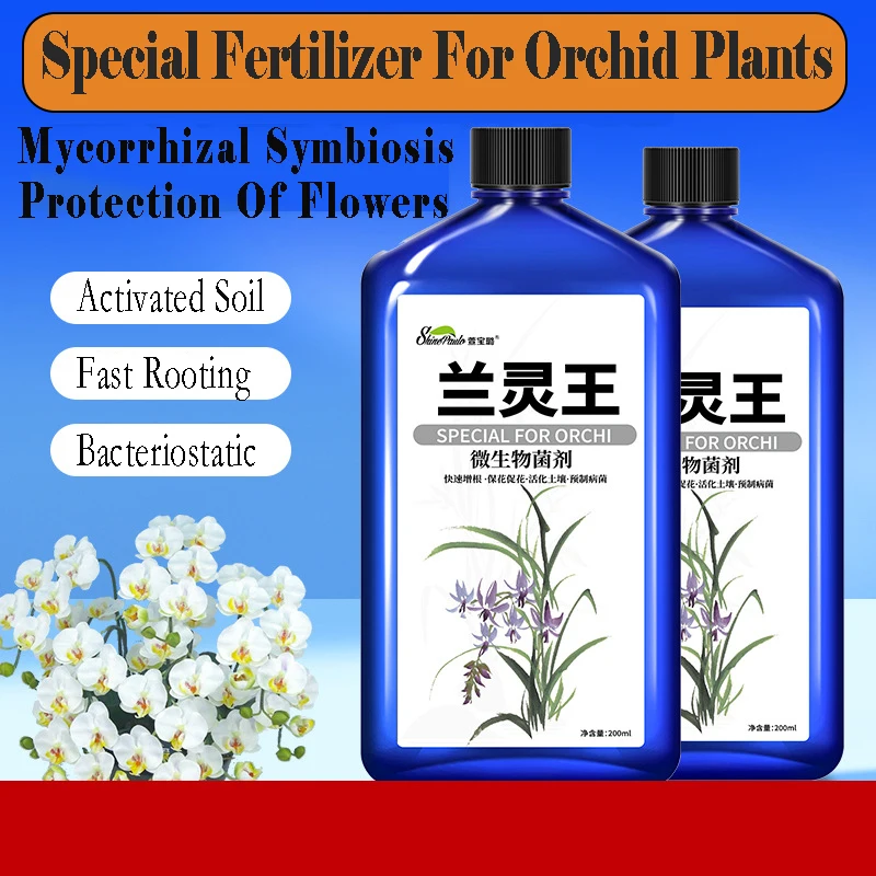 Orchidaceae Plant Orchid Special Fertilizer Microbial Bacteria Nutrient Solution Promoting Bud Promoting Peanut Root