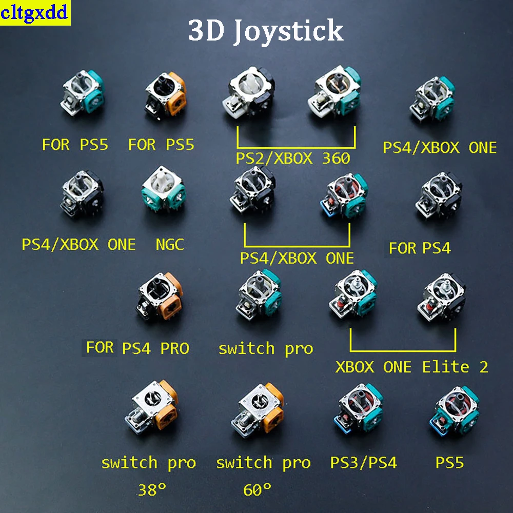 

2piece FOR PS2 PS3 PS4 PRO NGC sensor thumb stick Xbox ONE Xbox 360 controller switch pro handle rocker 3D joystick simulation