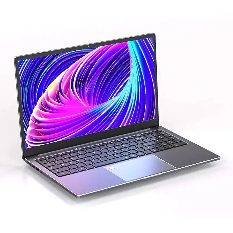 Laptop Gaming 15.6 inci IPS, Notebook kantor sidik jari NVMe generasi ke-13 i7 1360P 1260P FHD NVMe ultra komputer Windows 11 WiFi