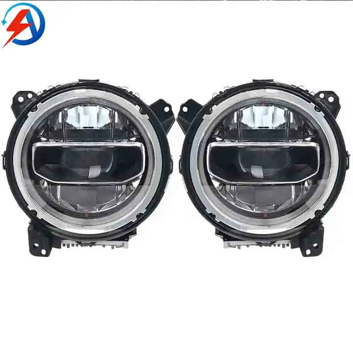 High Quality 9inch LED Headlights Turn Signal For Jeep Wrangler JL 2018-2022 Luxury 12V Standard 6000k Color CN;JIA Tooj