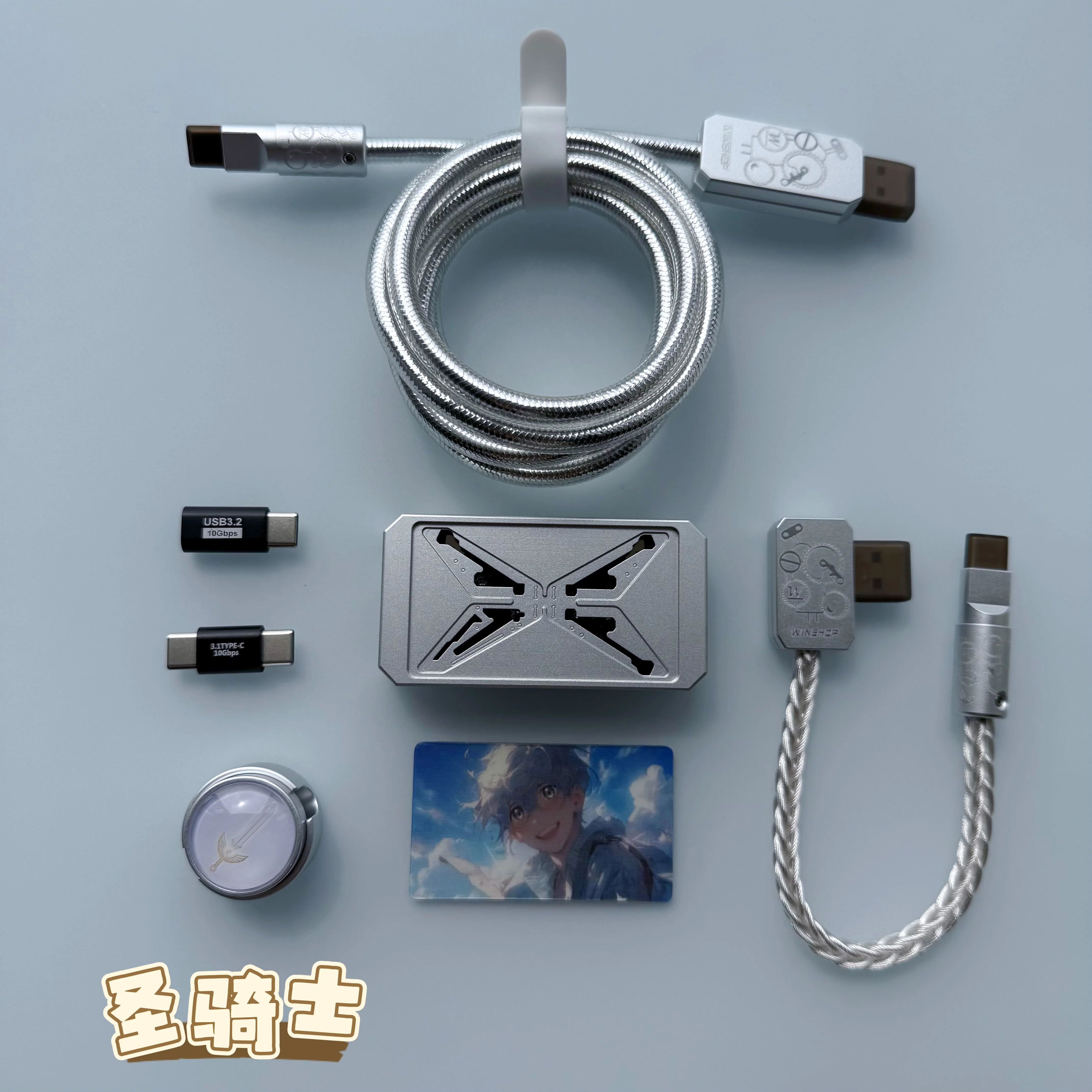 Winshop ケーブル 8K 磁気スイッチキーボードデータケーブル Winshop ゲーミングキーボード ワイヤー タイプC USB 分離可能 2 to 4