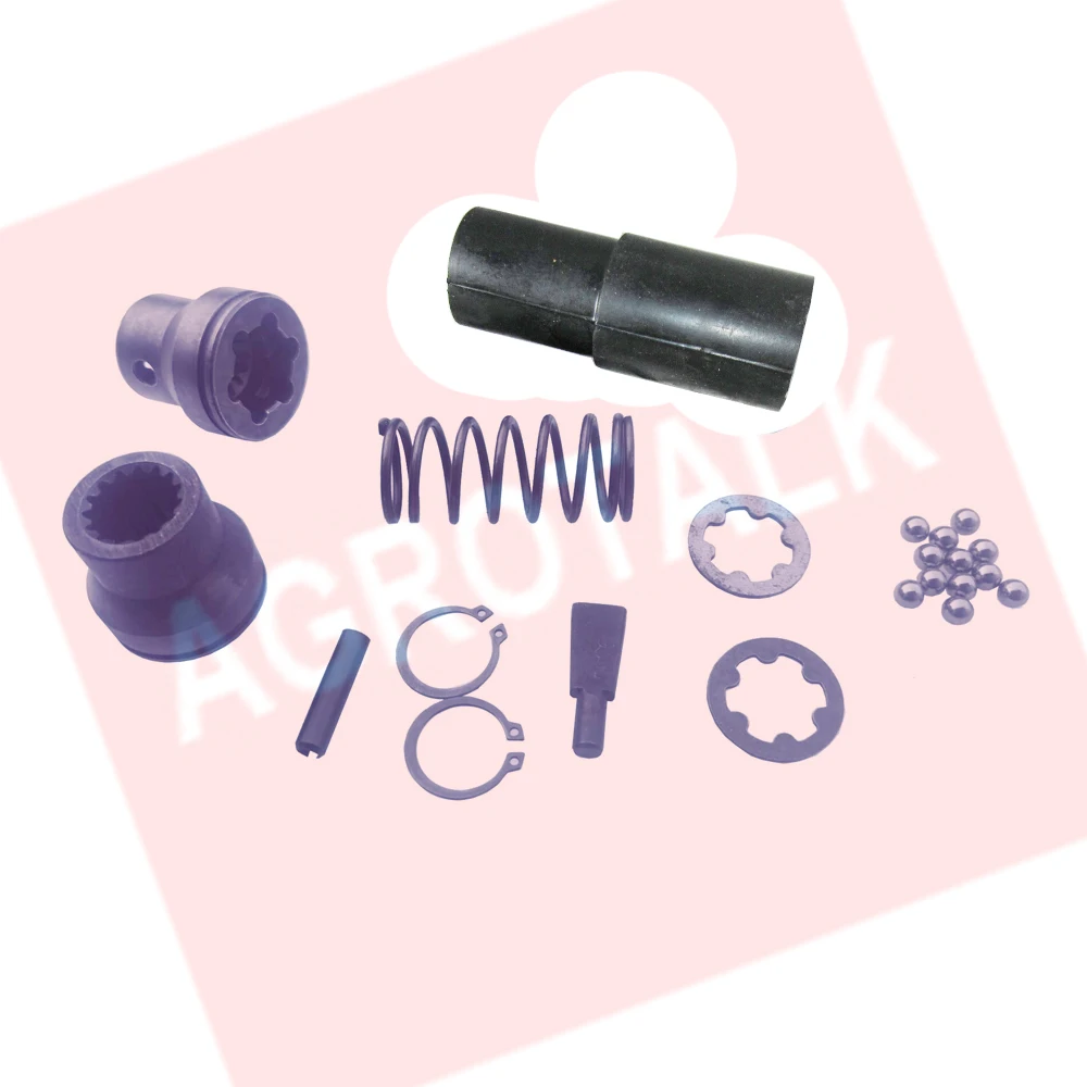 conjunto de kit de reparo para eixo estriado, acoplamento, esfera de aço, pino e arruela, trocador para trator Jinma JM184 - JM284