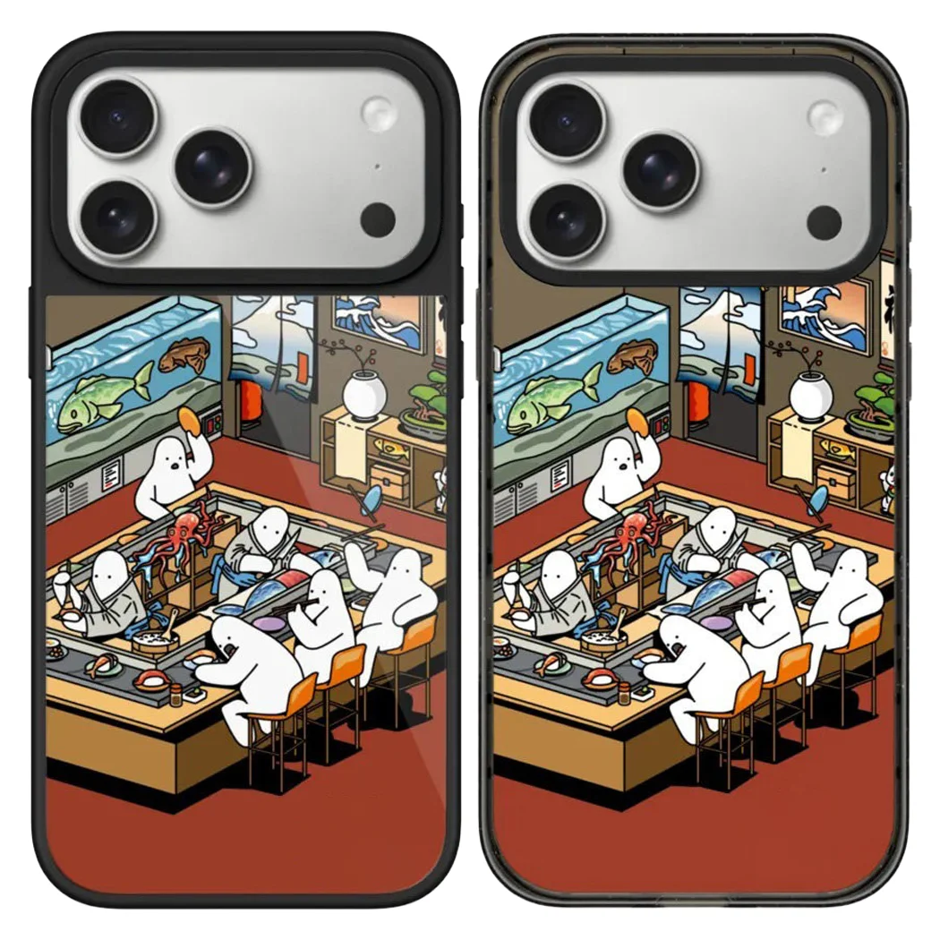

6051218 Acrylic Magnetic Case: Compatible with IPhone 17 16 15 14 13 12 Pro Max 17 Air