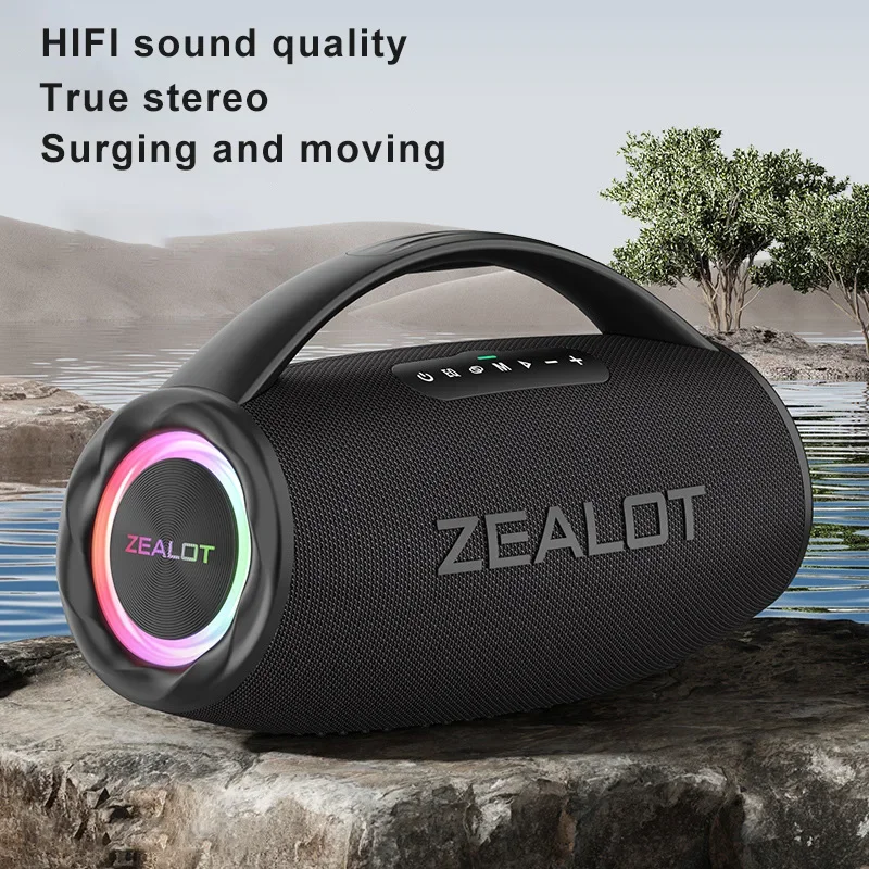 80W Shocking High Volume Boombox Speaker Portable Heavy Bass 16000mAh Large Battery Multi Playback Wireless Bluetooth Subwoofer