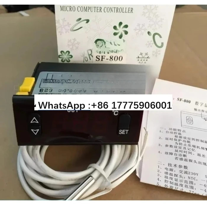 

Sf-800 Shangfang Makanan Laut Kolam Renang Unit Kulkas Термостат Контроллер Термостат Suhu Out Control