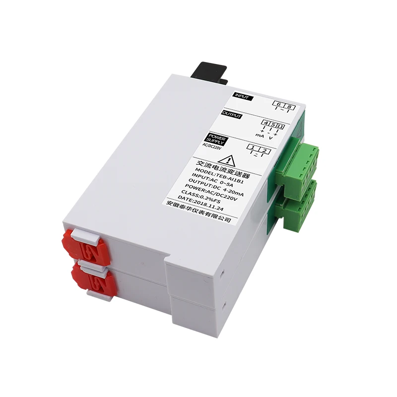 

AC0-5A4-20mA10V Single And Three-phase AC Current Transmitter 220V Input Power Output