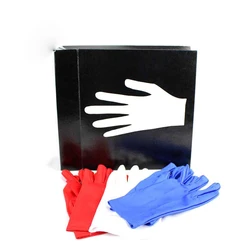 Gloves Color be Changed Magic Tricks Stage Magic Trick by Rossy Pocket Version Gimmick for Magician Professional Magic