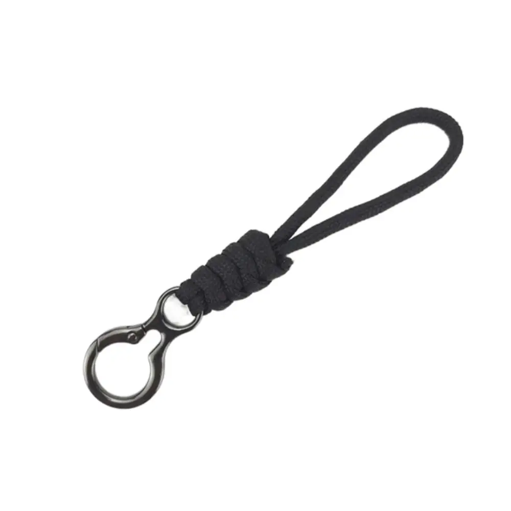 Anti-lost Paracord Keychain Bag Pendant Backpack Umbrella Rope Keyring Wristlet Strap Ornaments Braided Woven Keychain