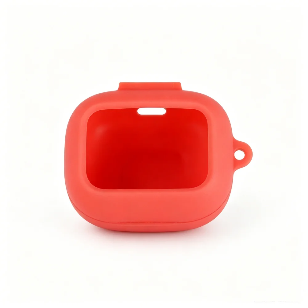 

Silicone Earphone Case with Carabiner Earbuds Cover Anti-fall Shockproof Anti Scratch Charging Box Shell for JBL LIVE Beam 4