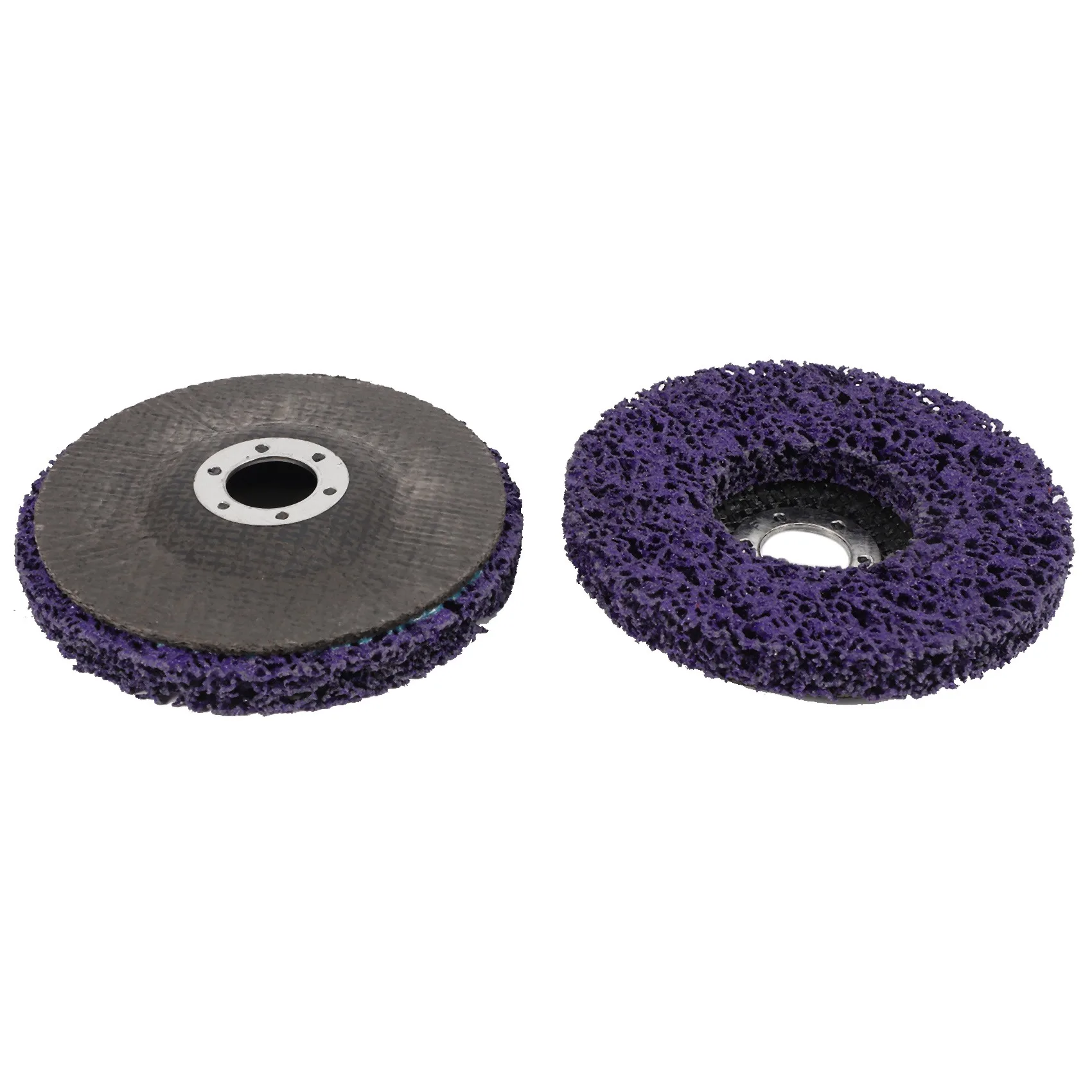 AF93-5Pcs Disco de tira de amoladora de rueda abrasiva, disco de tira de polietileno de 125 Mm, eliminación de óxido de pintura de rueda, limpieza para eliminación de amoladora angular