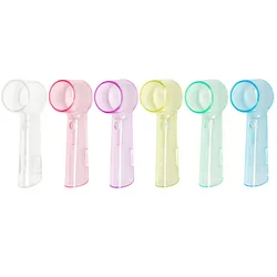 6 Pcs/Pack Toothbrush Head Protective Cover For Oral B IO Series Electric Toothbrush Dustproof Protective Cap Travel Supplies