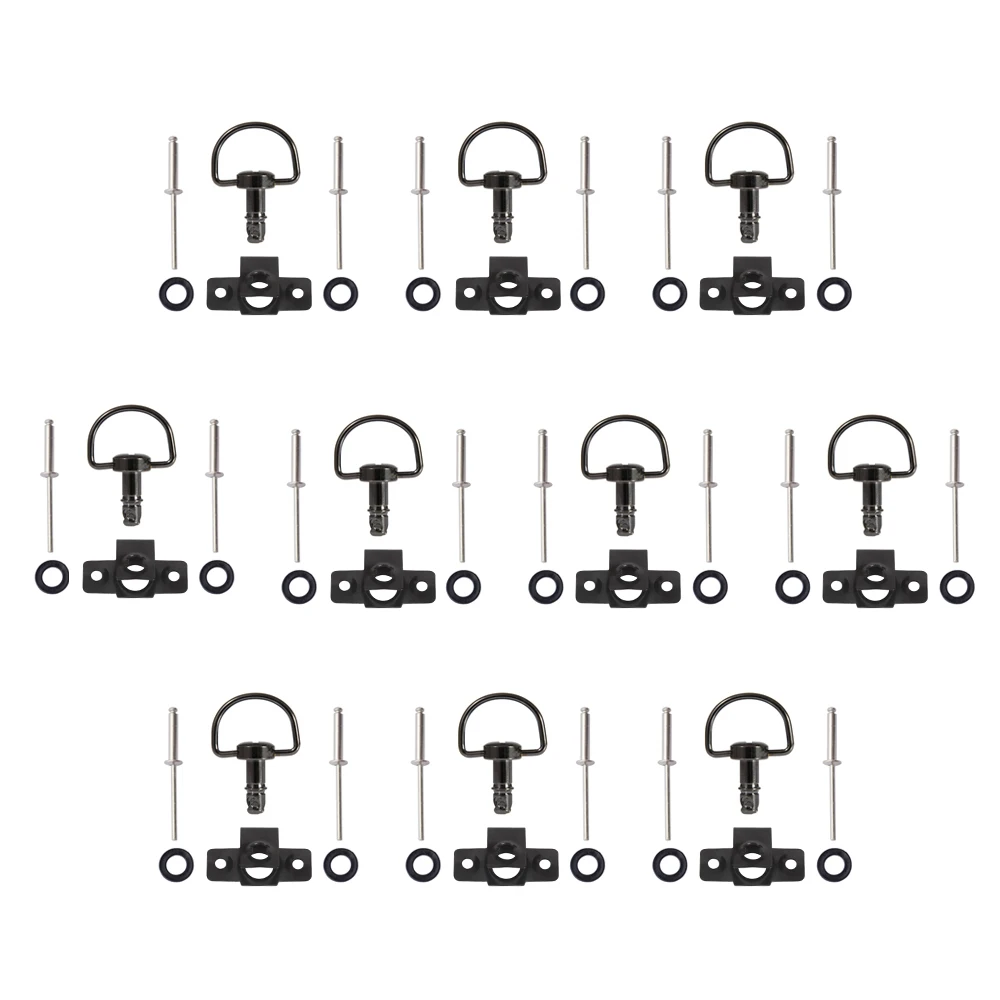 17mm Quick Release 1/4 D-ring Turn Rivet Race Motorcycle Accessories Fairing Fastener