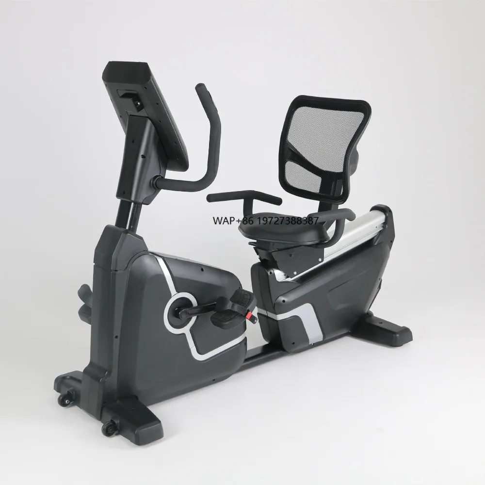 2024 New Commercial Bodybuilding Cardio Exercise Spinning Bike Home Fitness Horizontal Magnetic Exercise Bike