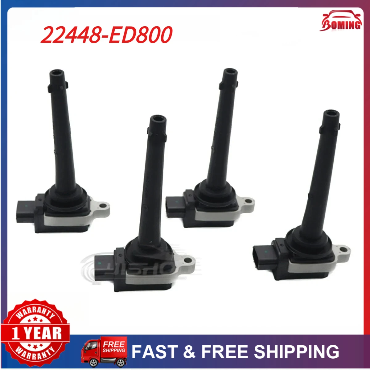 

Car Ignition Coil 22448-ED800 22448ED800 22448 ED800 UF591 UF-591 for Nissan Sentra 2.0L L4 2007-2012