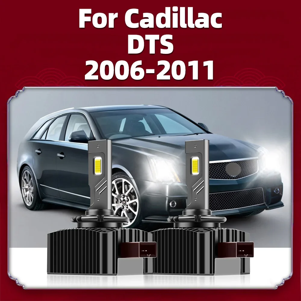 

Super Bright 30000LM Turbo CSP Headlight Bulbs 110W/Pair Hid to LED D1S Lamps 12V For Cadillac DTS 2006 2007 2008 2009 2010 2011