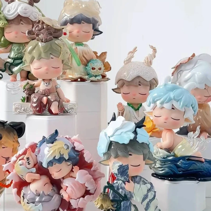 

Подлинная новинка MIMI «Поэзия времени в четыре сезона», милая слепая коробка, игрушки, фигурка-сюрприз, загадочная коробка, куклы для девочек, подарок на день рождения