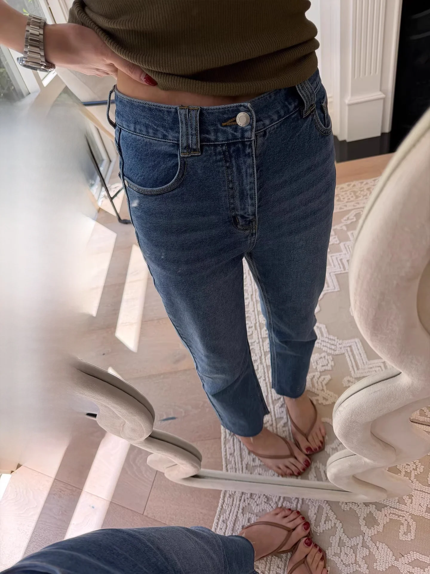 

Джинсы Lilylikes: Высокоэластичные, комфортные, прямые, с эффектом утяжки, в стиле casual, для женщин