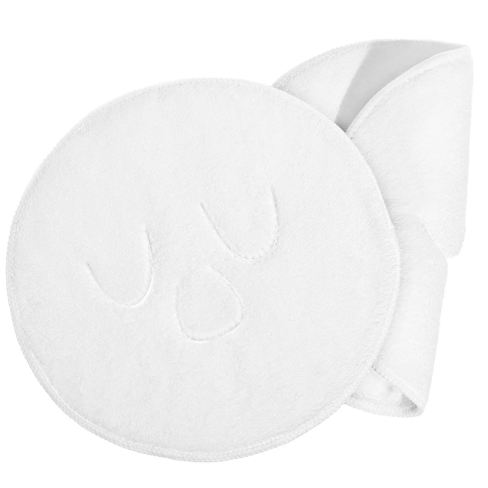 2Pcs Premium Coral Fleece Reusable Face Hot Cold Compress Towel for Eye Relief Moisturizing Anti-Puffiness Facial Therapy Beauty