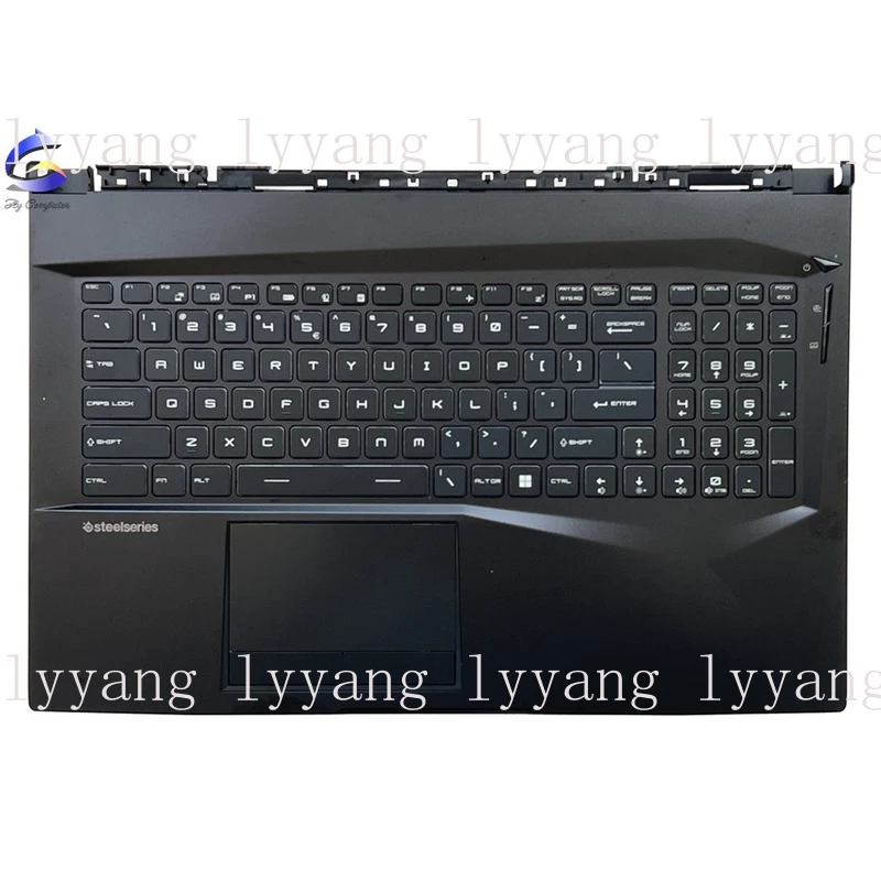 f  For MSI GE75 Raider 8RE 9SE 10SF Upper Case Palmrest Cover RGB Backlit Keyboard