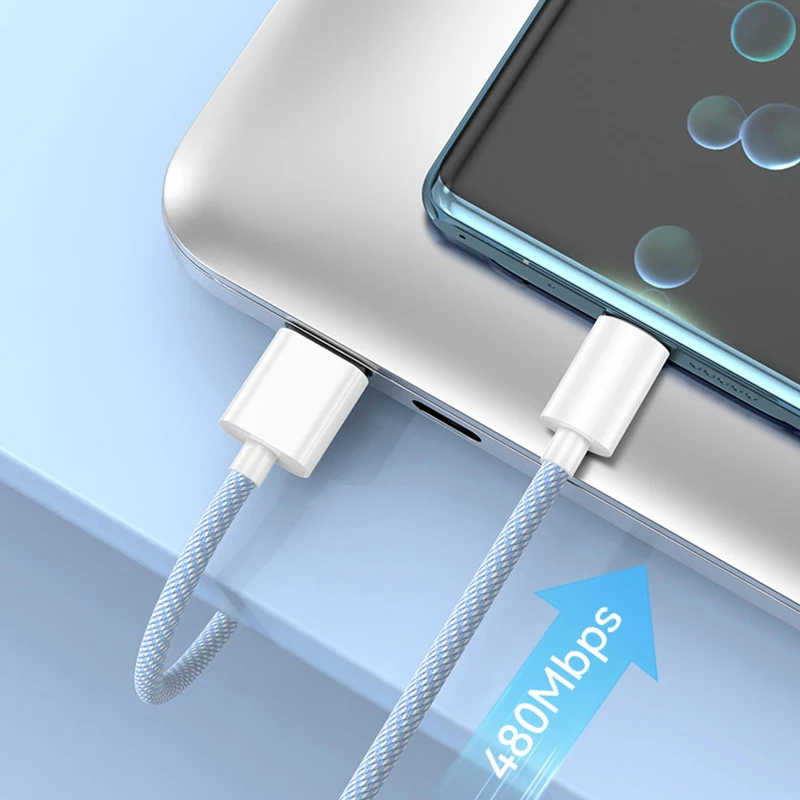 UGOURD PD 60W 20V3A TYPE C to C Fast Charging Cable for iPhone 15 Pro Max USB C To USB C USB2 480Mbps For Samsung Huawei xiaomi