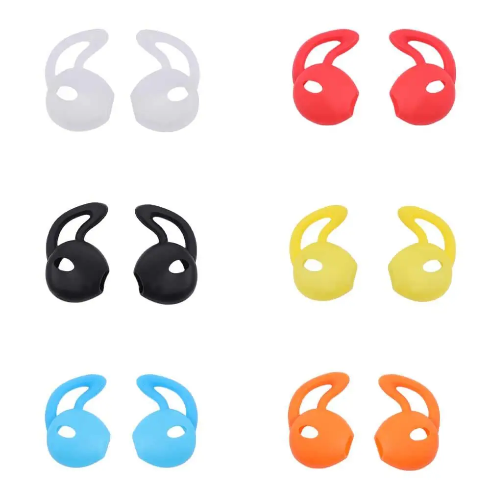 1 Pair In-Ear Silicone Earbud Covers Sports Non-Slip Headphone Pads for Bluetooth Headphone Dustproof Accessories