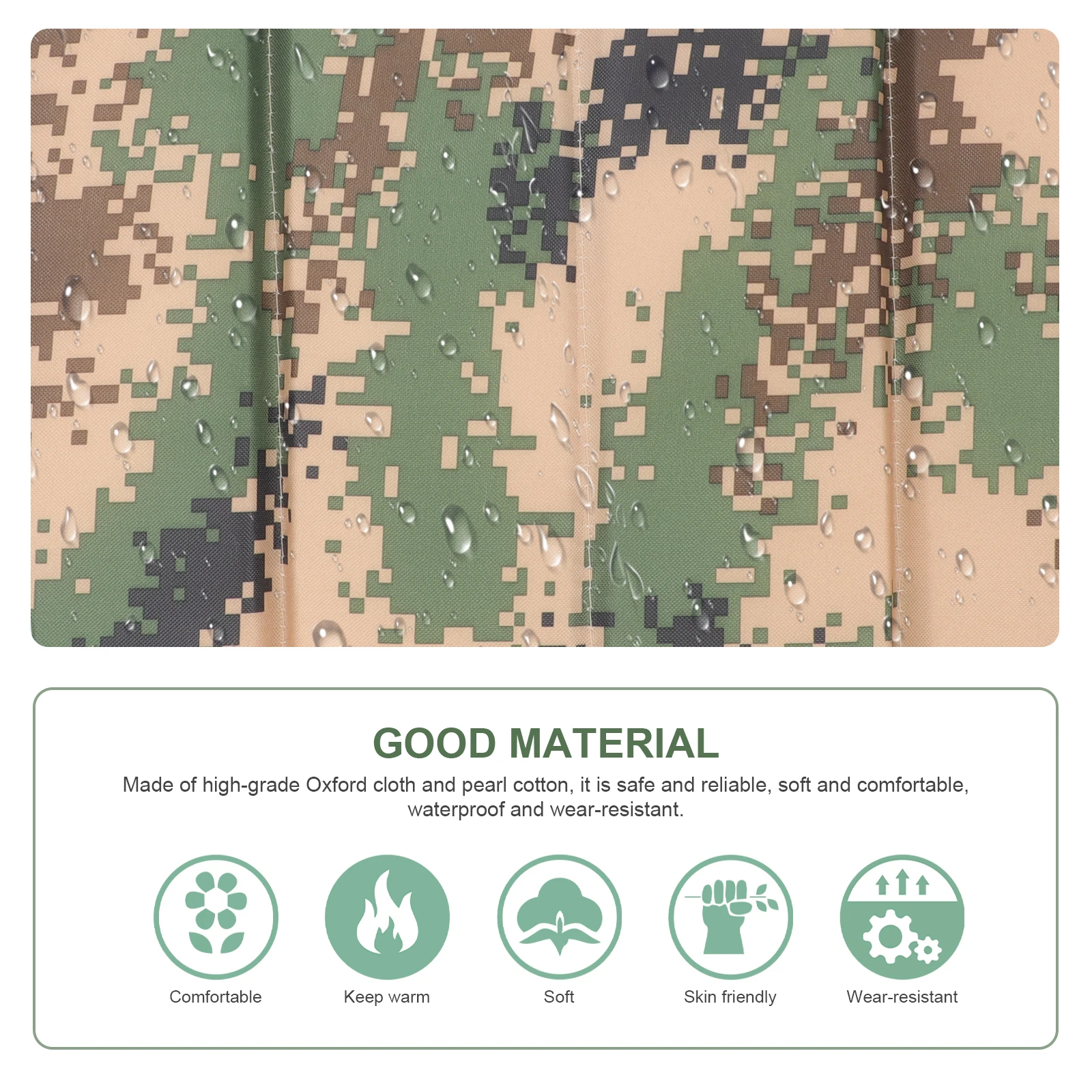 

Foldable Waterproof Oxford Cloth Sit Pad Durable Picnic Mat Beach Camping Cushion Outdoor Seat