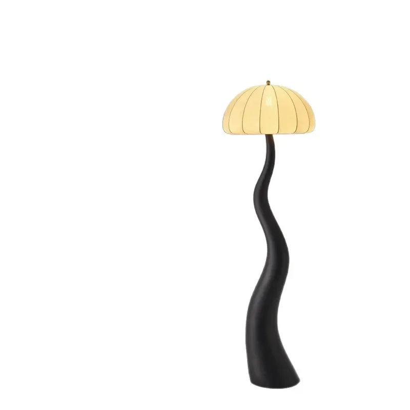 Italian minimalist twist design full spectrum eye protection floor lamp cream living room bedroom antique decorative atmosphere