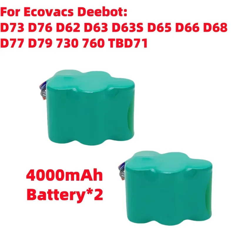 2026For Ecovacs Deebot 6V 6000mAh استبدال بطارية ni-mh ل D73 D76 D62 D63 D63S D65 D66 D68 D77 D79 730 760 TBD71 #6