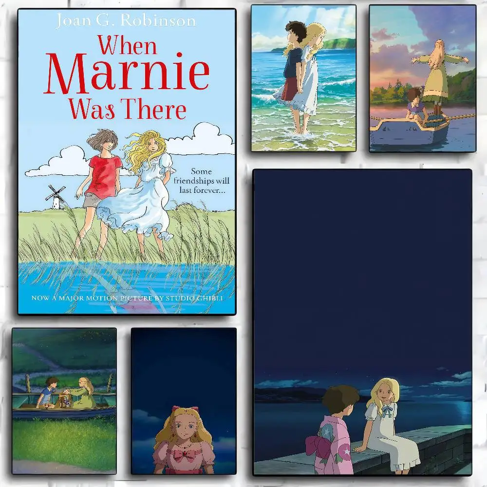 1pc Anime When Marnie Was There Classic Vintage Posters HD Quality Wall Art Retro Posters For Home Room Wall Decor