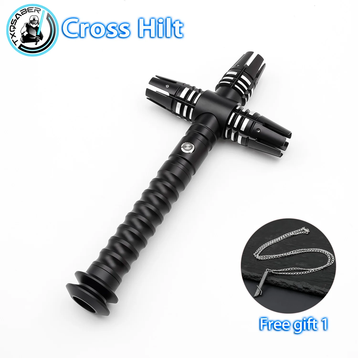 TXQSABER 2025 nouveau Desin croix épée poignée Collection poignée vide sans lame SD RGB Neopixel SNV4-Pro Proffie v2.2 noyaux en option