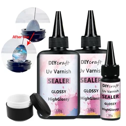 UV Varnish Art Supply High Gloss Varnish, 100g - Acrylic Medium, Clear Protective Finish for Paintings & Artwork