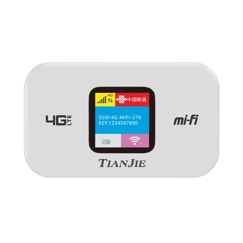 TIANJIE New Arrival High Speed 4G WIFI Router Modem Pocket Hotspot Portable Travell Partner 150Mbps Sim Card Supported