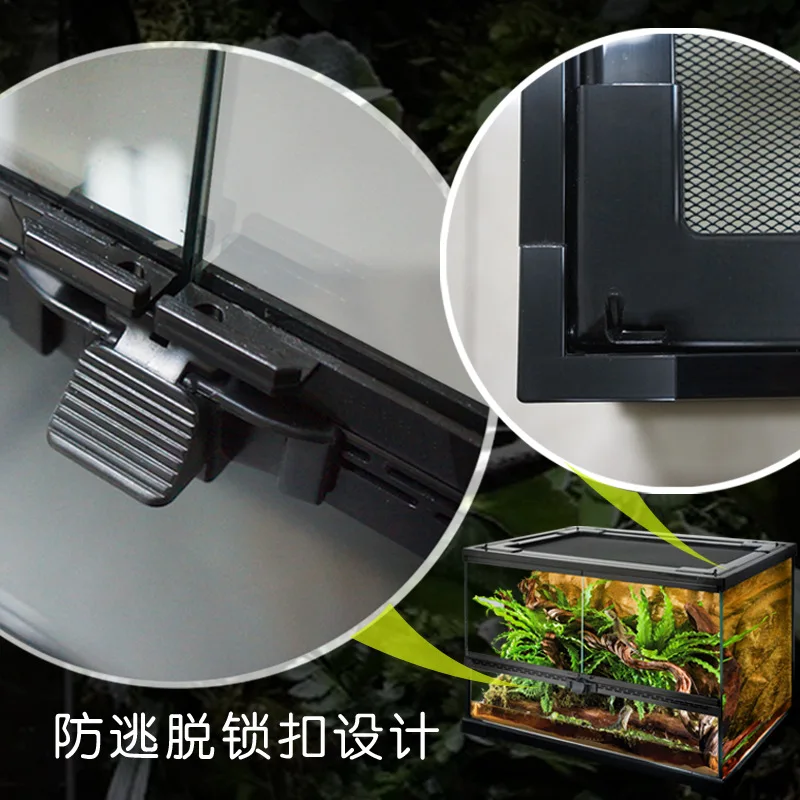 Climbing Pet Maned Lion Lizard Feeding Box Climbing Vat Rainforest Vat Pet Tortoise Guardian Lizard Amphibious
