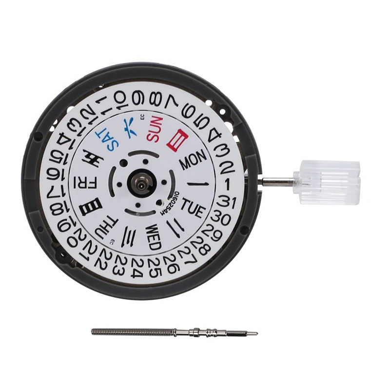 

NH36/NH36A Automatic Mechanical Movement 24 Jewels White Datewheel Crown At 3.0 Watch Mechanism Replacements