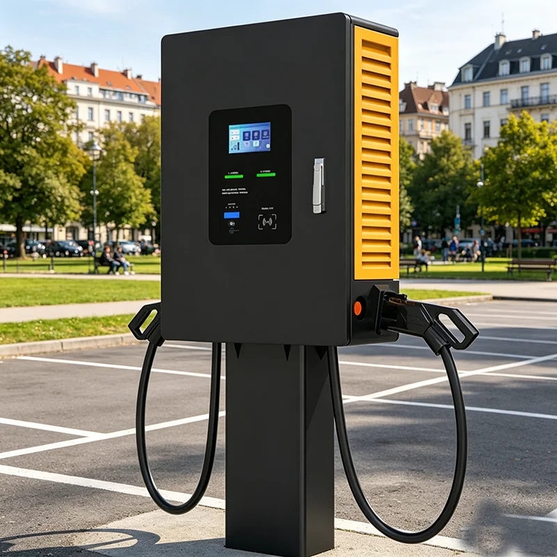 290kW CCS1 Ultra Fast Charger, NACS Integrated Level 3 Station for Highway Service Plazas