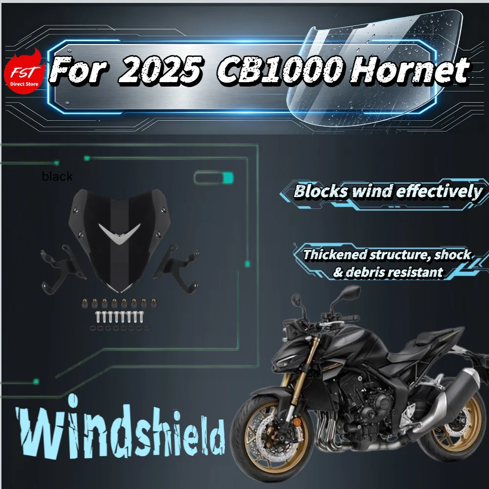 

For CB1000 Hornet SP Series 2025, premium windscreen, front fairing deflector, motorcycle windproof parts
