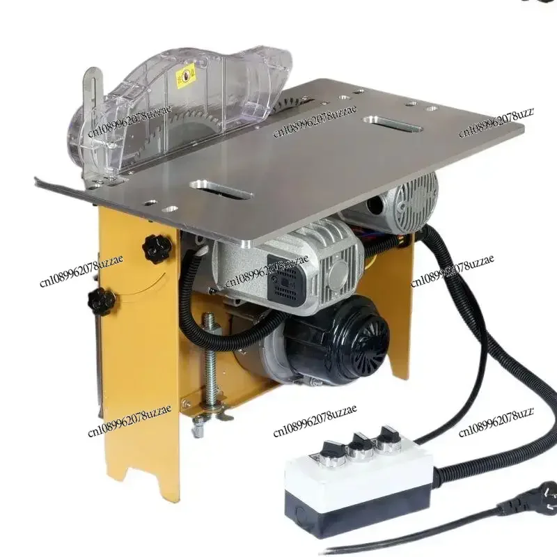 

220V 8/4 Inches WT20 Multi-function Woodworking Table Saw Open-type Dustless Mother-child Saw Liftable Oblique Cutting Table Saw