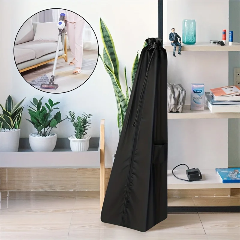 Polyester Upright Vacuum Cleaner Cover with Adjustable Drawstring - Dustproof, - Fits Most Standard Upright Vacuums